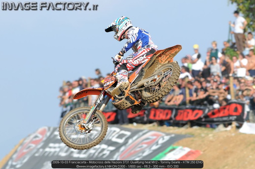 2009-10-03 Franciacorta - Motocross delle Nazioni 3731 Qualifying heat MX2 - Tommy Searle - KTM 250 ENG